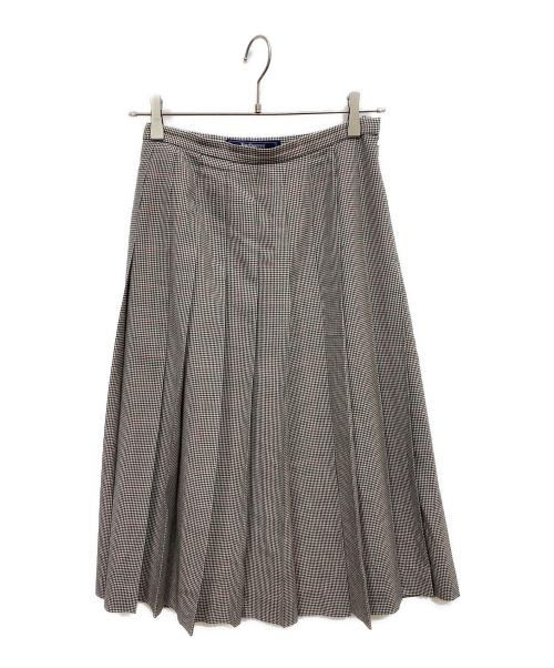 Burberry's（バーバリー）Burberry's (バーバリーズ) チェックスカート グレー サイズ:38の古着・服飾アイテム