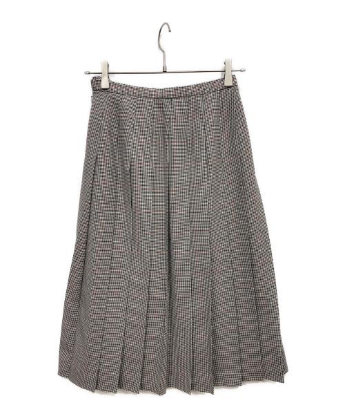 Burberry's（バーバリー）Burberry's (バーバリーズ) チェックスカート グレー サイズ:38の古着・服飾アイテム