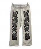 SASQUATCHfabrix.サスクワッチファブリックス）の古着「貌SWEAT PANTS」｜グレー