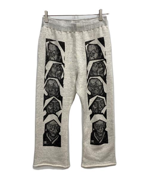 SASQUATCHfabrix.（サスクワッチファブリックス）SASQUATCHfabrix. (サスクワッチファブリックス) 貌SWEAT PANTS グレー サイズ:Sの古着・服飾アイテム