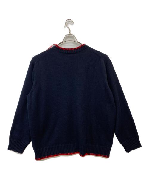 s'yte（サイト）s'yte (サイト) KNITTED WOOL PULLOVER WITH BLANKET STITCH DETAILS ブラック サイズ:3の古着・服飾アイテム