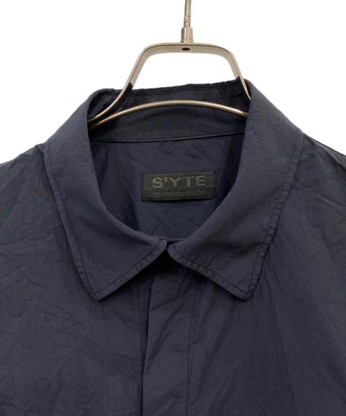 s'yte（サイト）s'yte (サイト) NYLON TAFFETA MODS COAT-INSPIRED SHIRT ネイビー サイズ:3の古着・服飾アイテム