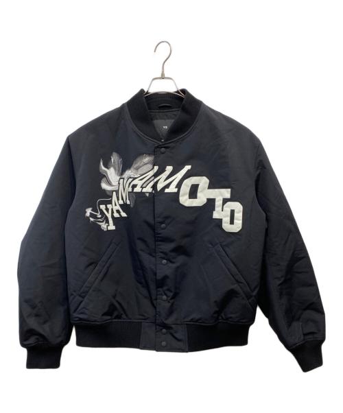 Y-3（ワイスリー）Y-3 (ワイスリー) TEAM JACKET/ボンバージャケット ブラック サイズ:ＸＬの古着・服飾アイテム