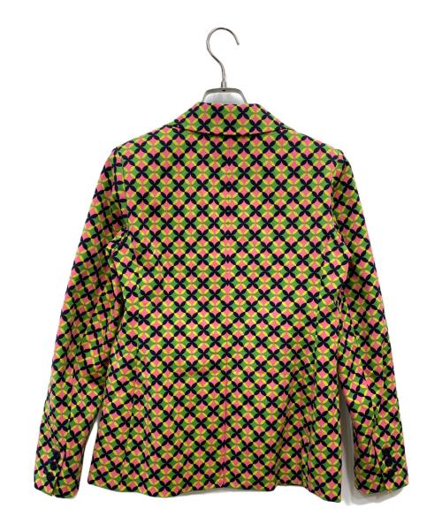 Kate Spade（ケイトスペード）Kate Spade (ケイトスペード) パティオ タイル ツイル ブレザー イエロー 未使用品の古着・服飾アイテム