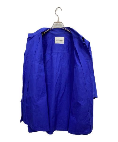 JIL SANDER（ジルサンダー）JIL SANDER (ジルサンダー) ARIEL BIG SHIRT ブルー サイズ:45/18の古着・服飾アイテム