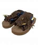 suicokeスイコック）の古着「フリンジサンダル」｜ブラウン