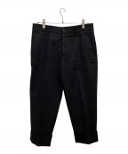 DIOR HOMMEディオール オム）の古着「刺繍クロップドパンツ」｜ブラック