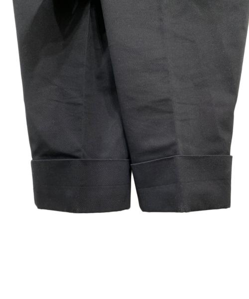 DIOR HOMME（ディオール オム）DIOR HOMME (ディオール オム) 刺繍クロップドパンツ ブラック サイズ:48の古着・服飾アイテム