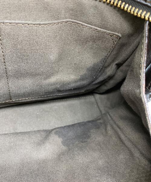 GIVENCHY（ジバンシィ）GIVENCHY (ジバンシィ) レザーハンドバッグ ブラウンの古着・服飾アイテム