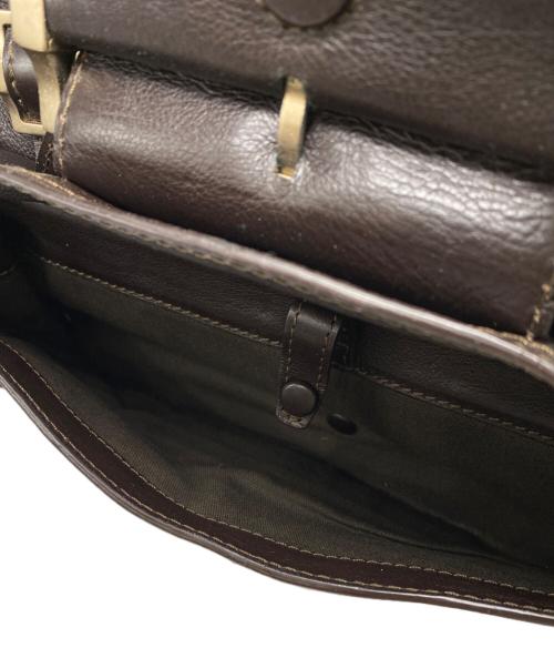 GIVENCHY（ジバンシィ）GIVENCHY (ジバンシィ) レザーハンドバッグ ブラウンの古着・服飾アイテム