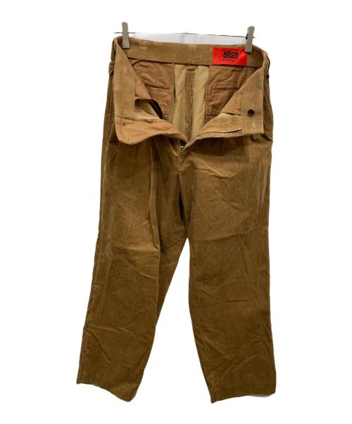 5525gallery（ゴーゴーニーゴーギャラリー）5525gallery (ゴーゴーニーゴーギャラリー) 2タックコーデュロイパンツ ブラウン サイズ:Sの古着・服飾アイテム