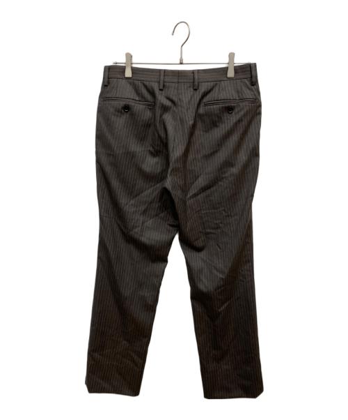 green label relaxing（グリーンレーベルリラクシング）green label relaxing (グリーンレーベルリラクシング) KANGAROO ISLAND WOOL レイルストライプセットアップ ブラウン サイズ:46の古着・服飾アイテム