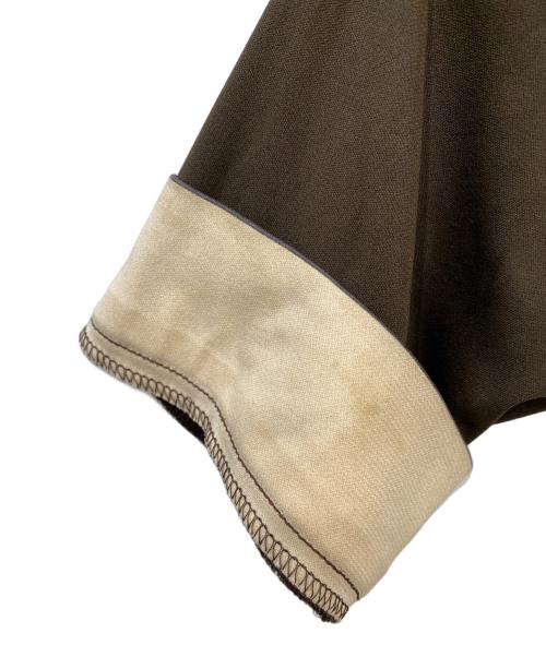 LEONARD（レオナール）LEONARD (レオナール) ノーカラージャケット ブラウン サイズ:Ｌの古着・服飾アイテム