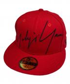 New Era×YOHJI YAMAMOTOニューエラ×ヨウジヤマモト）の古着「キャップ」｜レッド