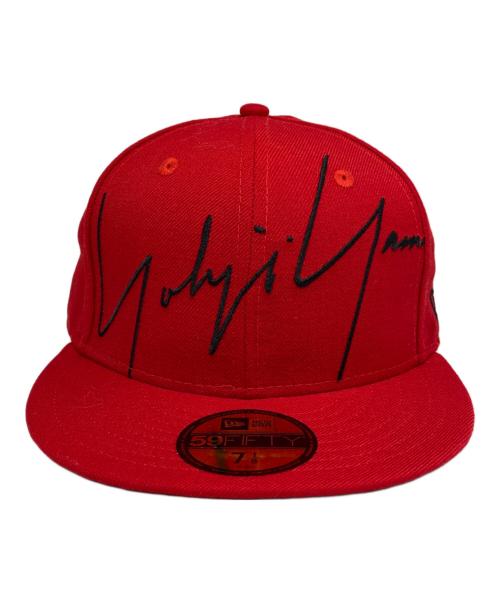 New Era（ニューエラ）New Era (ニューエラ) YOHJI YAMAMOTO (ヨウジヤマモト) キャップ レッド サイズ:7 8/1の古着・服飾アイテム