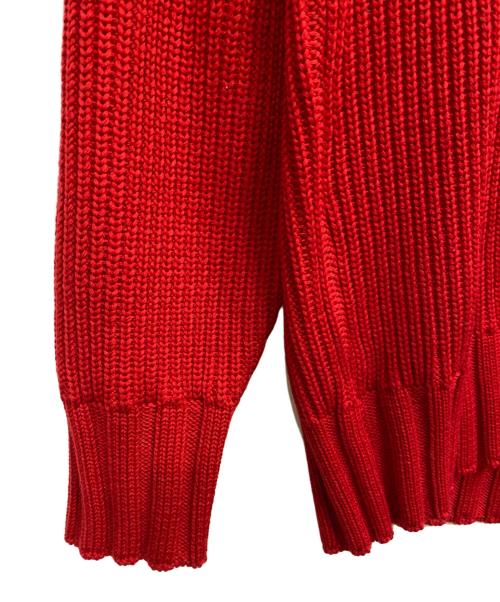 OUAT（オーユーエーティー）OUAT (オーユーエーティー) BLACK SNOW SWEATER レッドの古着・服飾アイテム