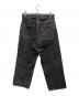INTERIM (インテリム) バギーデニムパンツ ブラック サイズ:5：10000円