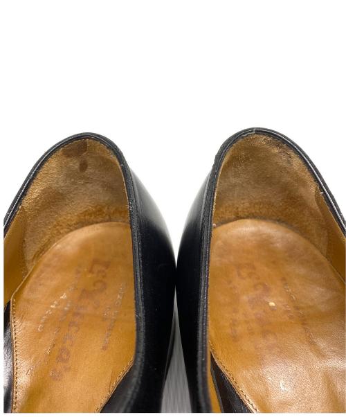 ENZO BONAFE per Le Yucca's（エンツォ・ボナフェ・ペル・レ・ユッカス）ENZO BONAFE per Le Yucca's (エンツォ・ボナフェ・ペル・レ・ユッカス) Uチップレザーシューズ ブラック サイズ:39の古着・服飾アイテム