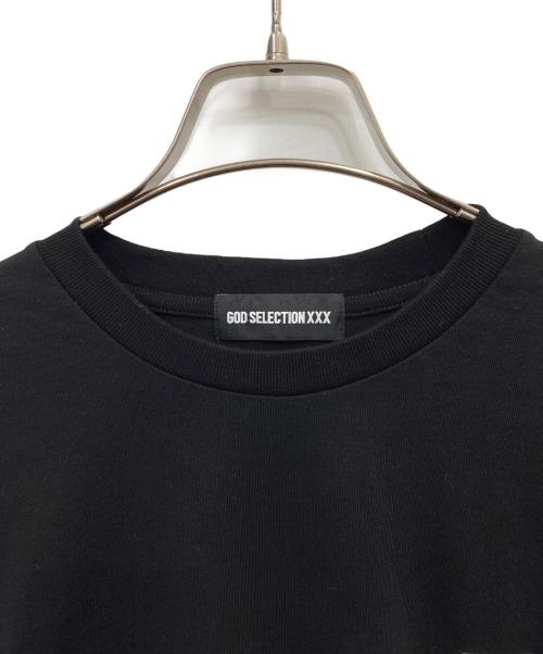 GOD SELECTION XXX（ゴッドセレクショントリプルエックス）GOD SELECTION XXX (ゴッドセレクショントリプルエックス) COEL (コエル) ロゴプリントTシャツ ブラック サイズ:Ｌの古着・服飾アイテム