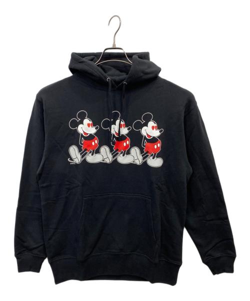 JAM HOME MADE（ジャムホームメイド）JAM HOME MADE (ジャムホームメイド) BOUNTY HUNTER (バウンティハンター) ラブ ミッキー パーカー ブラック サイズ:Ｌ 未使用品の古着・服飾アイテム