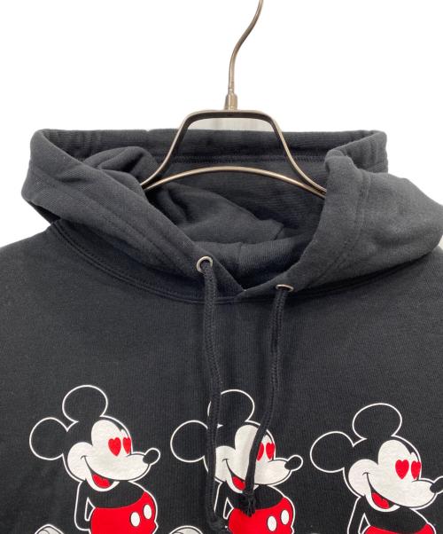 JAM HOME MADE（ジャムホームメイド）JAM HOME MADE (ジャムホームメイド) BOUNTY HUNTER (バウンティハンター) ラブ ミッキー パーカー ブラック サイズ:Ｌ 未使用品の古着・服飾アイテム