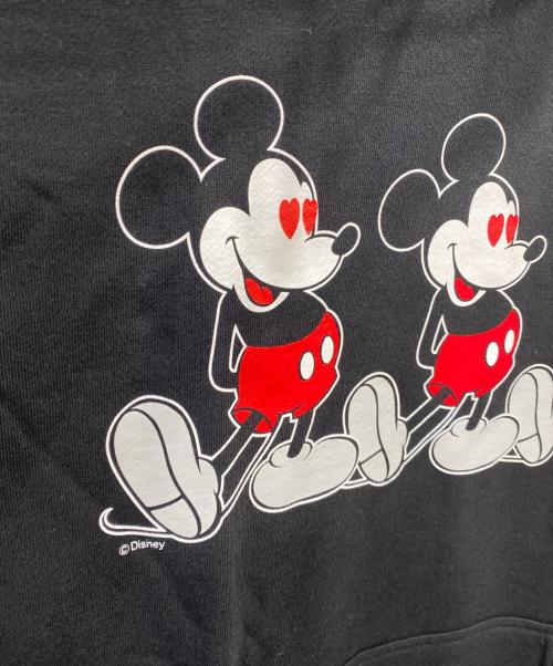 JAM HOME MADE（ジャムホームメイド）JAM HOME MADE (ジャムホームメイド) BOUNTY HUNTER (バウンティハンター) ラブ ミッキー パーカー ブラック サイズ:Ｌ 未使用品の古着・服飾アイテム