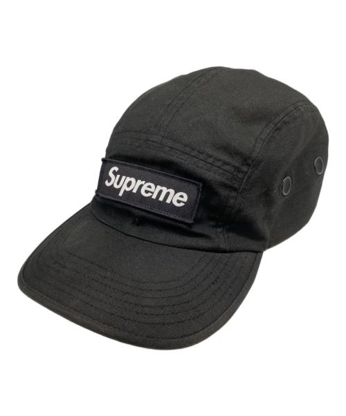 SUPREME（シュプリーム）Supreme (シュプリーム) MIlitary Camp Cap ブラック×パープルの古着・服飾アイテム