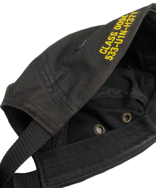 SUPREME（シュプリーム）Supreme (シュプリーム) MIlitary Camp Cap ブラック×パープルの古着・服飾アイテム