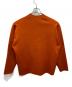 TOMORROW LAND (トゥモローランド) ミラノリブ Vネックデザインカーディガン オレンジ サイズ:Ⅿ：6000円