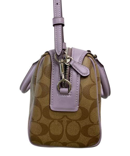 COACH（コーチ）COACH (コーチ) 2WAYバッグ パープルの古着・服飾アイテム
