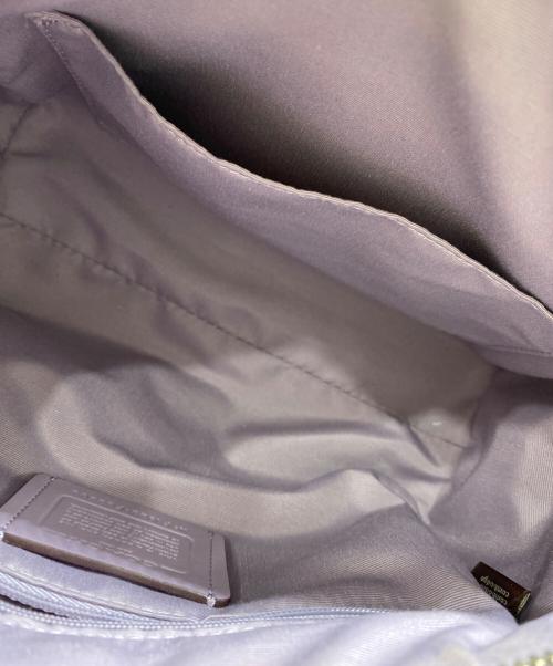 COACH（コーチ）COACH (コーチ) 2WAYバッグ パープルの古着・服飾アイテム