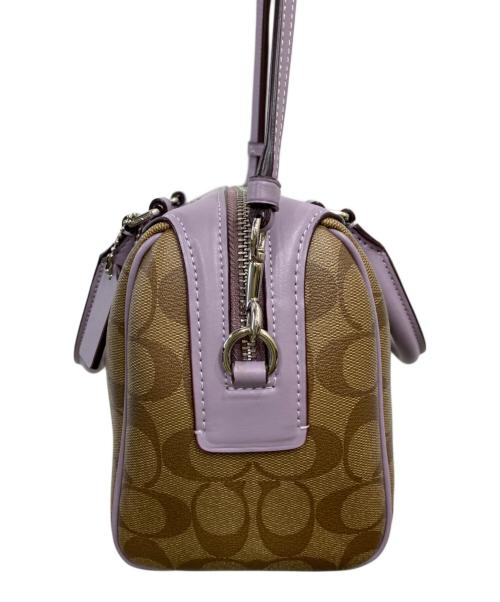 COACH（コーチ）COACH (コーチ) 2WAYバッグ パープルの古着・服飾アイテム