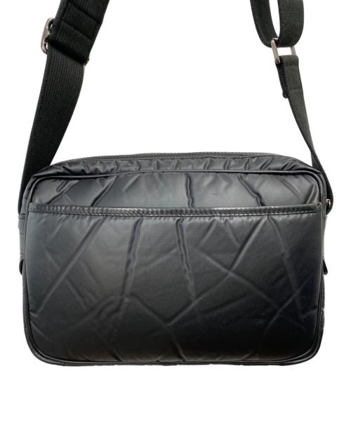 HUNTING WORLD（ハンティングワールド）HUNTING WORLD (ハンティングワールド) ワッペンショルダーバッグ ブラックの古着・服飾アイテム