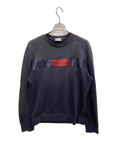 MONCLER（モンクレール）MONCLER (モンクレール) MAGLIA GIROCOLLO スウェット ブラック サイズ:Mの古着・服飾アイテム