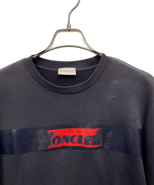 MONCLER（モンクレール）MONCLER (モンクレール) MAGLIA GIROCOLLO スウェット ブラック サイズ:Mの古着・服飾アイテム