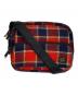 PORTER（ポーター）の古着「02AW tartan check wool shoulder bag」｜レッド