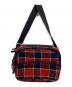 PORTER COMME des GARCONS JUNYA WATANABE MAN (コム デ ギャルソン ジュンヤ ワタナベ マン) 02AW tartan check wool shoulder bag レッド サイズ:無し：13000円