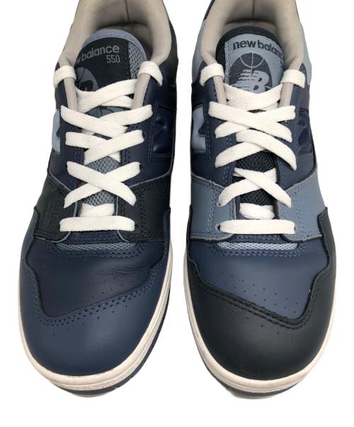 NEW BALANCE（ニューバランス）NEW BALANCE (ニューバランス) 別注550 クレージーパターンスニーカー ブルー サイズ:26.5㎝の古着・服飾アイテム