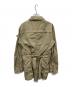PEUTEREY (ピューテリー) Polyester Sleeve Logo Hunting Long Jacket ベージュ サイズ:46：7000円