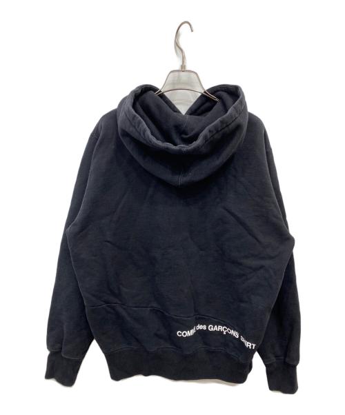 SUPREME（シュプリーム）SUPREME (シュプリーム) COMME des GARCONS SHIRT (コムデギャルソンシャツ) Split Box Logo Hooded Sweatshirt ブラック サイズ:Sの古着・服飾アイテム