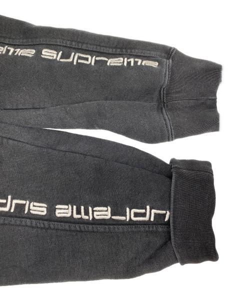 SUPREME（シュプリーム）SUPREME (シュプリーム) Text StripeHooded Sweatshirt ブラック サイズ:Ｓの古着・服飾アイテム