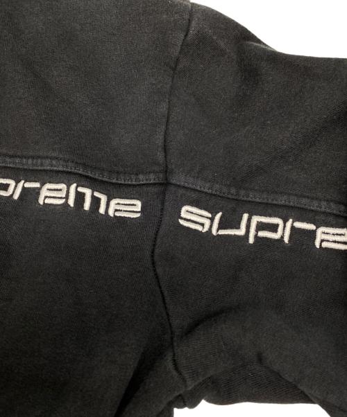 SUPREME（シュプリーム）SUPREME (シュプリーム) Text StripeHooded Sweatshirt ブラック サイズ:Ｓの古着・服飾アイテム