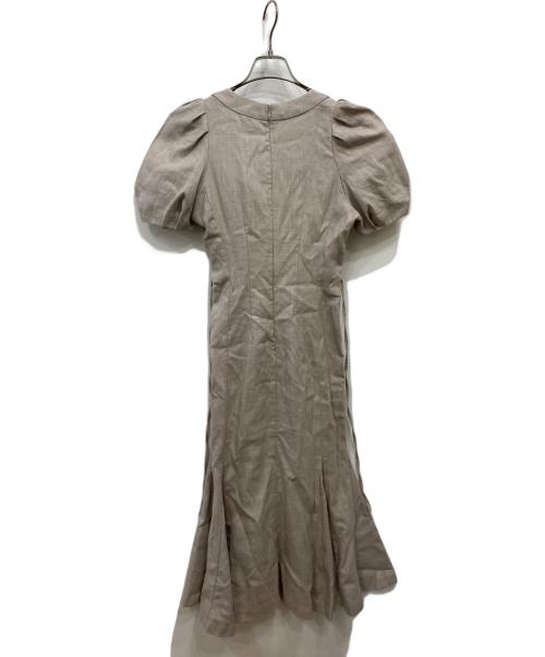 Snidel（スナイデル）Snidel (スナイデル) フロントボタンマーメイドワンピース ベージュ サイズ:Ｓの古着・服飾アイテム