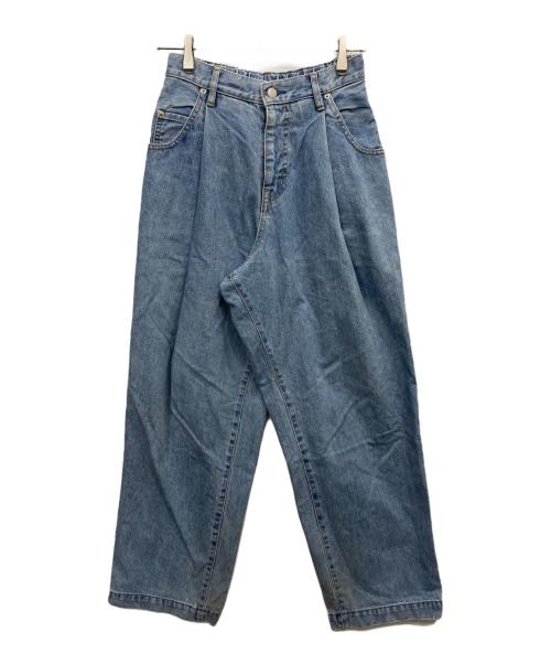 NEON SIGN（ネオンサイン）NEON SIGN (ネオンサイン) Wide Denim Slacks ブルー サイズ:42の古着・服飾アイテム