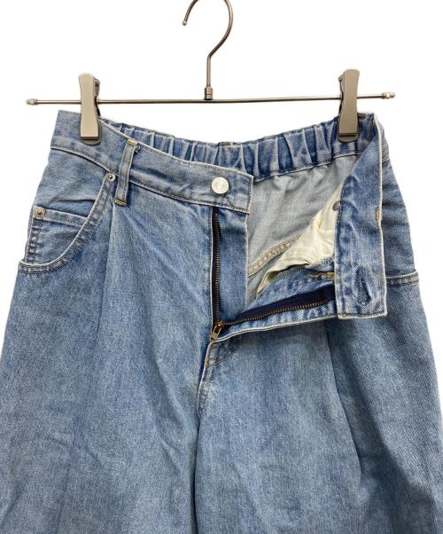 NEON SIGN（ネオンサイン）NEON SIGN (ネオンサイン) Wide Denim Slacks ブルー サイズ:42の古着・服飾アイテム