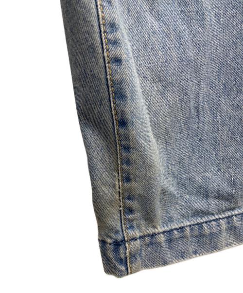 NEON SIGN（ネオンサイン）NEON SIGN (ネオンサイン) Wide Denim Slacks ブルー サイズ:42の古着・服飾アイテム