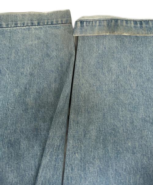 NEON SIGN（ネオンサイン）NEON SIGN (ネオンサイン) Wide Denim Slacks ブルー サイズ:42の古着・服飾アイテム