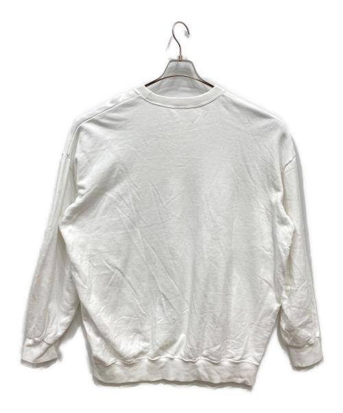 KUME.JP（クメ）KUME.JP (クメ) クルーネックスウェット ホワイト サイズ:FREEの古着・服飾アイテム