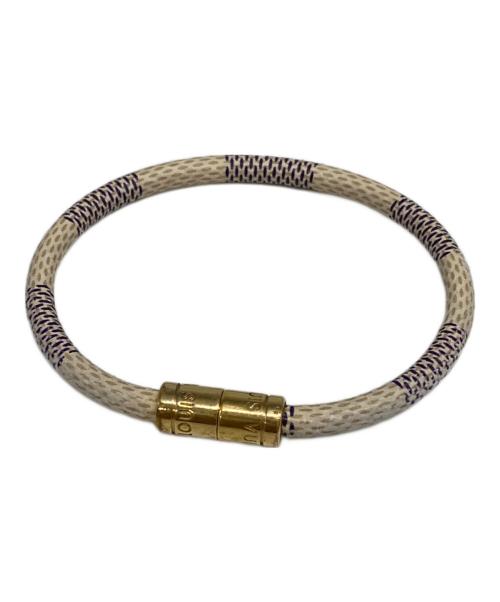 LOUIS VUITTON（ルイ ヴィトン）LOUIS VUITTON (ルイ ヴィトン) アズール ブラスレ キープイット バングル アイボリーの古着・服飾アイテム