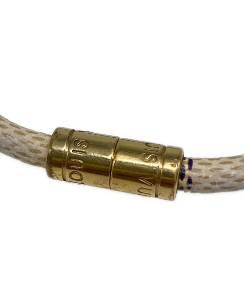 LOUIS VUITTON（ルイ ヴィトン）LOUIS VUITTON (ルイ ヴィトン) アズール ブラスレ キープイット バングル アイボリーの古着・服飾アイテム